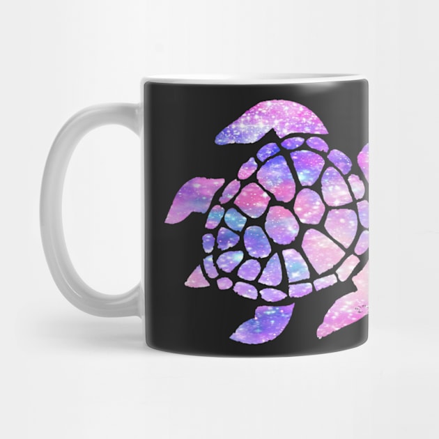 Pastel Pink Purple Galaxy Turtle by Felicity-K